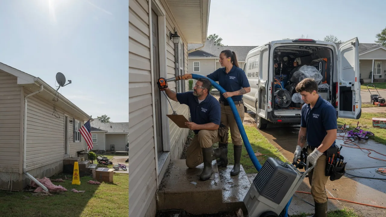 Ceiling Water Damage Restoration in Lovilia, IA near me